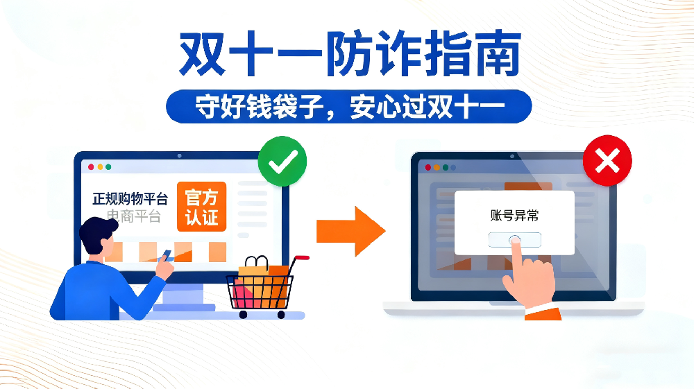 11.11购物狂欢季，诈骗分子也在“冲业绩”？这3种套路千万小心！