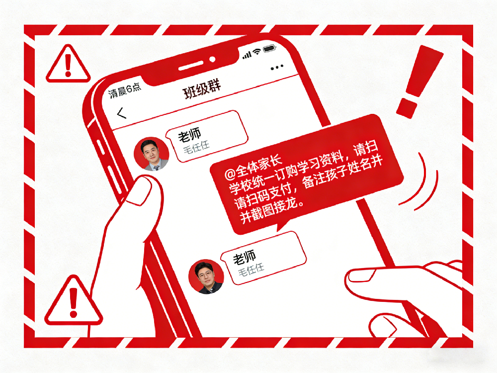 家长群防骗指南：如何快速识别冒充老师、家长的钓鱼账号